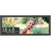 PosterPalooza | Panoramic Shabby Chic Black Picture Frame - UV Acrylic, Foam Board Backing, Hanging Hardware - 2 of 4