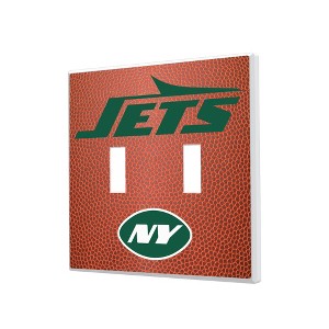 NFL AFC Teams Football Hidden-Screw Light Switch Plate for Double Toggle - 1 of 4