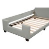 NicBex Twin Size Upholstered Daybed with Carton Ears Shaped Headboard for Bedroom,Living Room,Apartment - image 4 of 4