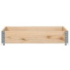 vidaXL Garden Planter 39.4"x39.4" Solid Pine Wood - 3 of 4