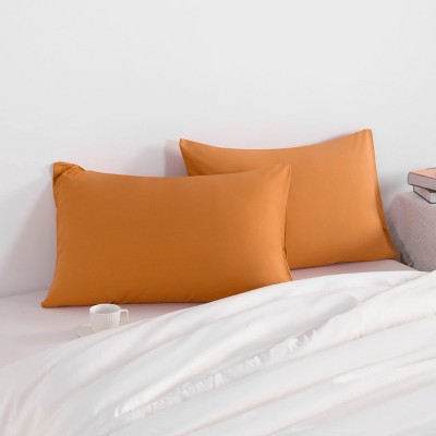 2 Pack Brushed Microfiber Pillowcases, Super Soft Pillowcases with Envelope Closure - NTBAY