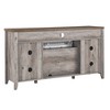 TOBILI 55 inch TV Media Stand with Fireplace Inserts Heater,Gray Wash Color - 4 of 4