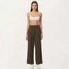 Anna-Kaci Active Women's High Waist Pleated Wide Leg Sweatpants with Smooth Stretch Fabric and Relaxed Silhouette - 2 of 4