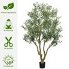 GDFStudio Monadnock 8.2ft Artificial Olive Tree with Natural Trunk and Lifelike Leaves - 4 of 4