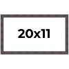 PosterPalooza | Slim Profile Brown Picture Frame - UV Acrylic, Backing Board, Hanging Hardware Included - 2 of 4