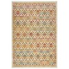 Modern Rugs Floral Print Mat Non-Slip Boho Low Pile Non-Shedding Carpet, 9' x 12' Yellow - 4 of 4