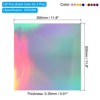 Unique Bargains Scrapbook DIY Crafts Reflective Metallic Mirror Holographic Cardstocks 20 Pcs - 2 of 4