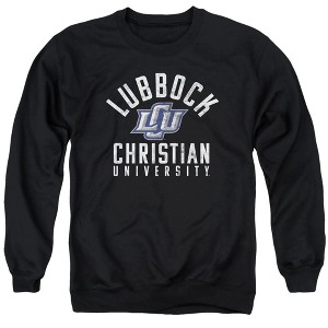 Lubbock Christian University Official Chaparrals Logo Adult Crewneck Sweatshirt - 1 of 4