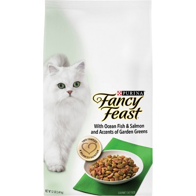 Fancy Feast Gourmet Ocean Fish and Salmon Dry Cat Food - 12lbs