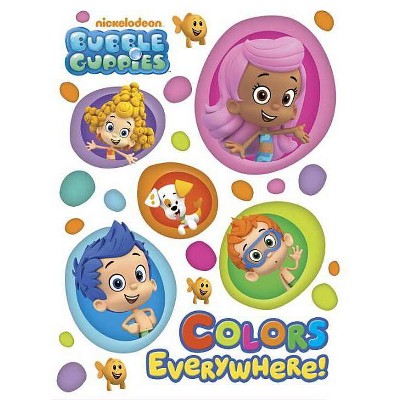 Colors Everywhere! - (Bubble Guppies) by  Random House (Board Book)