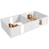 Gulches 19in H x 96in W x 47in D SafeNest Dog Whelping Box White 1 Pack Large Medium Small Dog Livestock Supplies Product type - 4 of 4