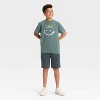 Boys' Post Malone Graphic T-Shirt - Teal - 4 of 4