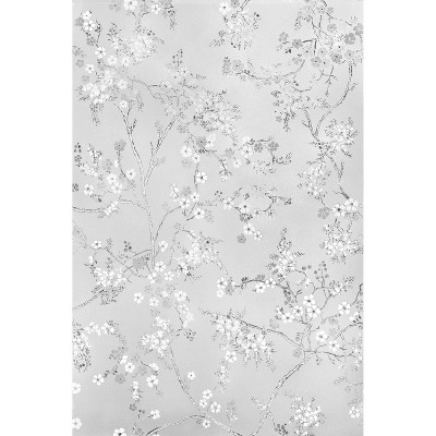 Blossom Frosted Decorative Privacy Window Film, 24" x 36"