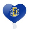 South Dakota State University Logo Heart Love Cupcake Picks Toppers Decoration Set of 6 - 2 of 4