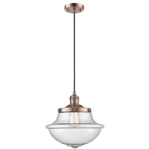 Oxford - 1 Light Cord Hung Mini Pendant In Traditional Style-11.5 Inches Tall and 11.75 Inches Wide - 1 of 1