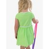 RuffleButts Toddler Girls UPF50+ Active Short Sleeve Bow Dress & Bike Short Set - 4 of 4