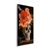 Stupell Industries Spooktacular Halloween Skull Flower Arrangement Spider Web Wall Plaque Art - 2 of 4
