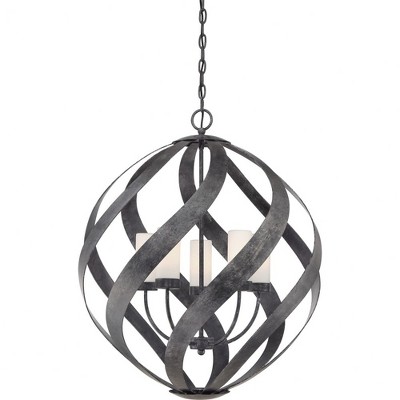 Quoizel Lighting Blacksmith 5 - Light Pendant in  Old Black