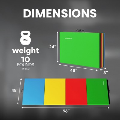 Multi-Color Extra Thick High Density Gymnastics Mat