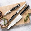 Skandia 14pc Stainless Steel Aldis Block Cutlery Set: Knife Sets with Block, Chef & Utility Knives, Sharpener, ABS Handles - 4 of 4