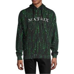 Elevenparis Mens The Matrix Hoodie Sweatshirt, Black, Small - 1 of 1