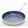 Blue Jean Chef 6-Pc Tri-Ply Hammered Stainless Steel Cookware Set Open Box Silver - 3 of 4