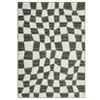 Washable Area Rugs Living Room Rug Modern Geometric Checkered Rug Soft Foldable Area Rug for Bedroom - 3 of 4