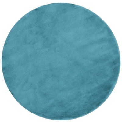 Well Woven Faux Rabbit Fur Shag Super Soft Mat Area Rug