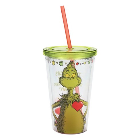 40oz Christmas Grinch Stanley Tumbler With Handle 