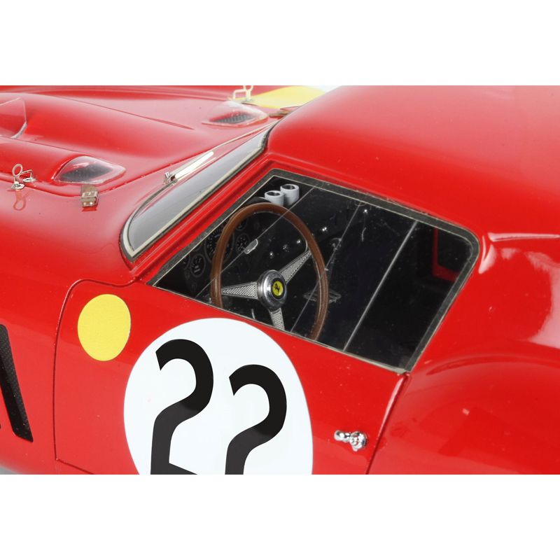 Ferrari 250 GTO #22  Dernier -  Blaton Rosso Corsa Red 3rd Place 24H Le Mans 1962 Ltd Ed 200 pcs 1/18 Diecast Model Car by BBR, 3 of 7