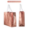 Unique Bargains Non-Woven Fabrics Smooth Glittery Surfaces Durable Gift Bags 60 Pcs - 3 of 4