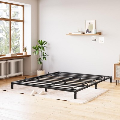 6/8/10/12/14/16 inch Bed Frame No Box Spring Needed, Heavy Duty Metal Platform Bed Frame