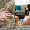 Luxury Shag Area Rug 5x8 Geometric Plush Fluffy Rugs Extra Soft Carpet Non Slip Non Shedding Rugs - 4 of 4
