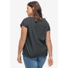 ellos Plus Size Graphic Scoop Neck Tee - 3 of 4