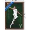 Trends International NBA Milwaukee Bucks - Giannis Antetokounmpo 19 Framed Wall Poster Prints - 3 of 4