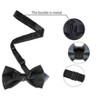 Allegra K Men's Pre-Tied Pointed Neck Strap Wedding Party Tuxedo Bow Ties - 3 of 4