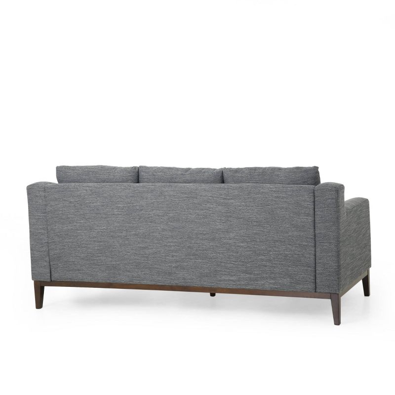 Elliston Contemporary Fabric 3 Seater Sofa with Accent Pillows - Christopher Knight Home, 6 of 15