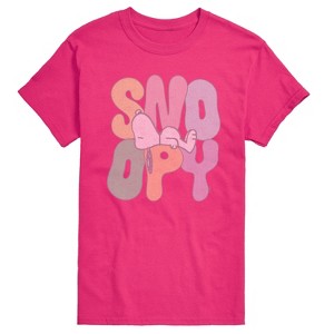 Men's - Peanuts - Sleepy Snoopy Short Sleeve Graphic T-Shirt - 1 of 4