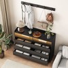 Okak Modern 6-Drawer Bedroom Dresser Nightstand with LED Sturdy Frame Storage Chest Cabinet for Living Room Hallway Kids Room - 2 of 4