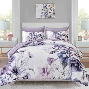 BAGOKIE 7 Pieces Floral Bed in a Bag  Comforter Set for All Season - 1 of 4