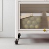 Metal Storage Shelves with Double Doors, Heavy Duty Lockable Cabinet with Wheels, Multi-Purpose Organizer for Kitchen, Garage, Office - 4 of 4