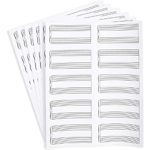Bright Creations 150-Count Music Manuscript Stickers, Total 15 Sheets Preprinted Double Staff (4"x2" each) - 1 of 4