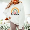 Simply Sage Market Teach Love Inspire Rainbow Lightweight Garment Dyed Sweatshirt - 3 of 4
