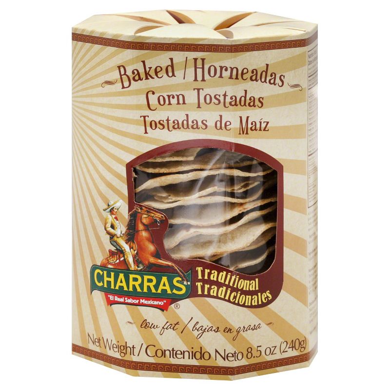 Charras Traditional Corn Tostadas - 67.2oz/8pk, 1 of 4