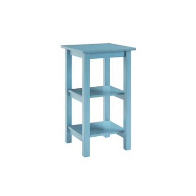 30" Landry 2 Shelf Bookshelf Deep Sky Blue - Boraam