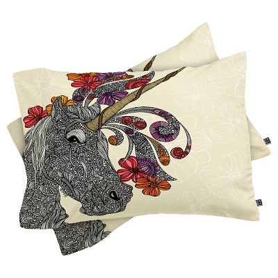 Valentina Ramos Unicornucopia Lightweight Pillowcase Standard Purple - Deny Designs