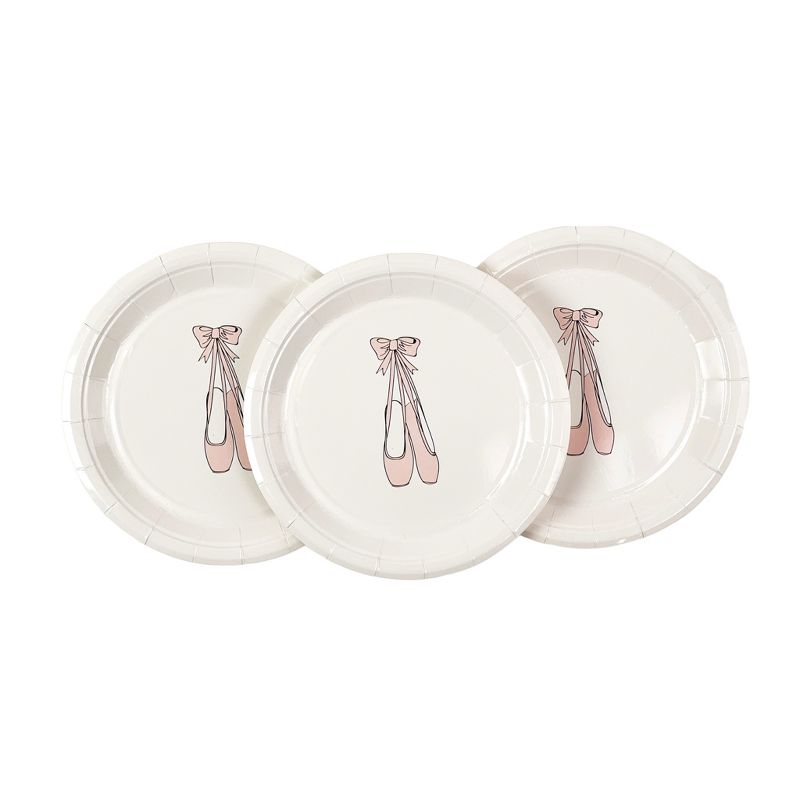 Anna + Pookie 7" Ballerina Paper Party Plates 8 Ct., 3 of 4