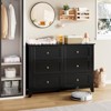 6 Drawer Dresser for Bedroom, Chest of Drawer Dresser for 48 inch TV, Modern Wood Organizer TV Stand for Living Room, Entryway, Hallway - 3 of 4
