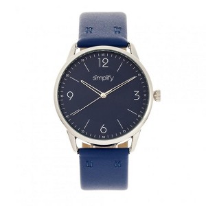Simplify The 6300 Leather-Band Watch - 1 of 4