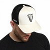 Adult Guinness Harp Logo Black and Beige Colorway Trucker Hat - 3 of 4